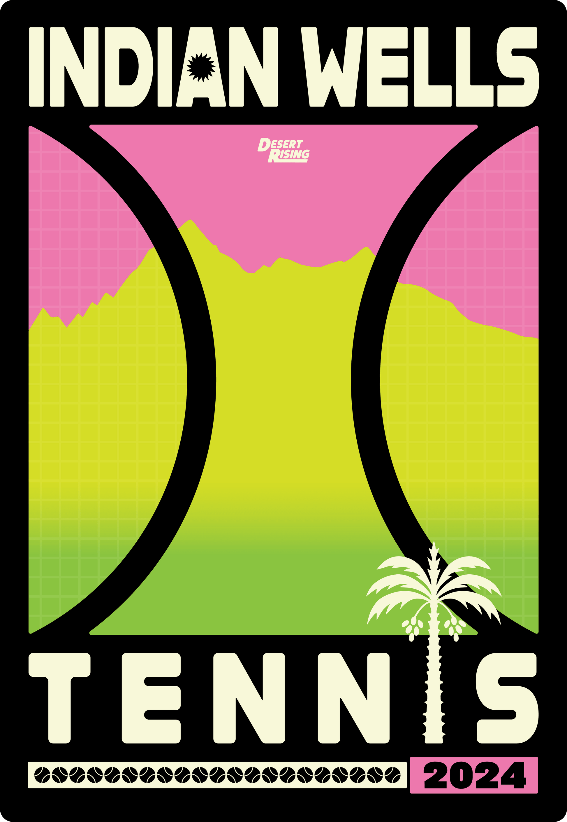 Indian Wells Tennis 2024 graphic