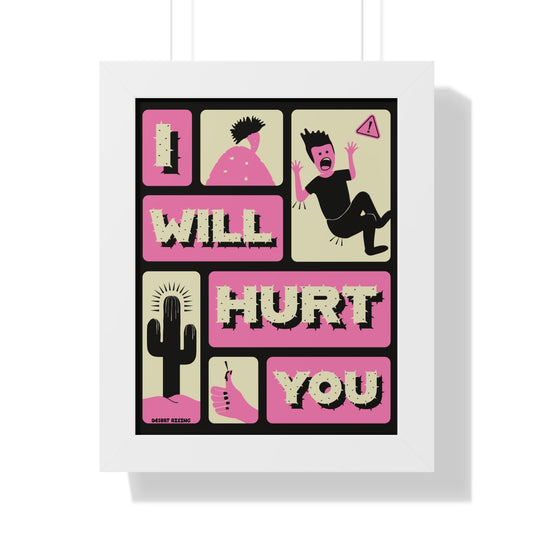 I Will Hurt You, Cactus Humor Artwork